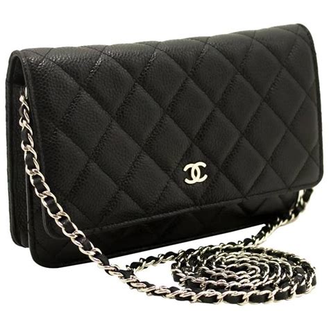 chanel full black|chanel black crossbody.